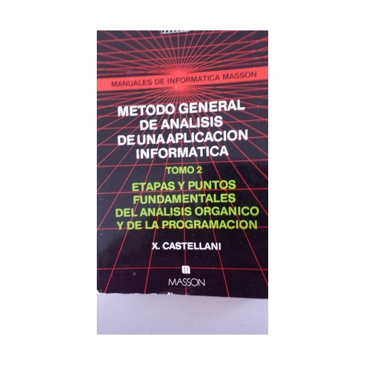 ETAPAS Y PUNTOS FUNDAMENTALES DEL ANALISIS ORGANICO Y DE LA PROGRAMACION.